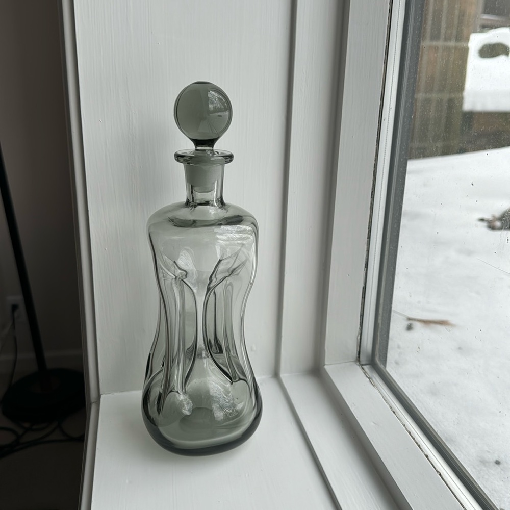 Vintage Holmegaard Klukflaske Kluk Kluk Decanter